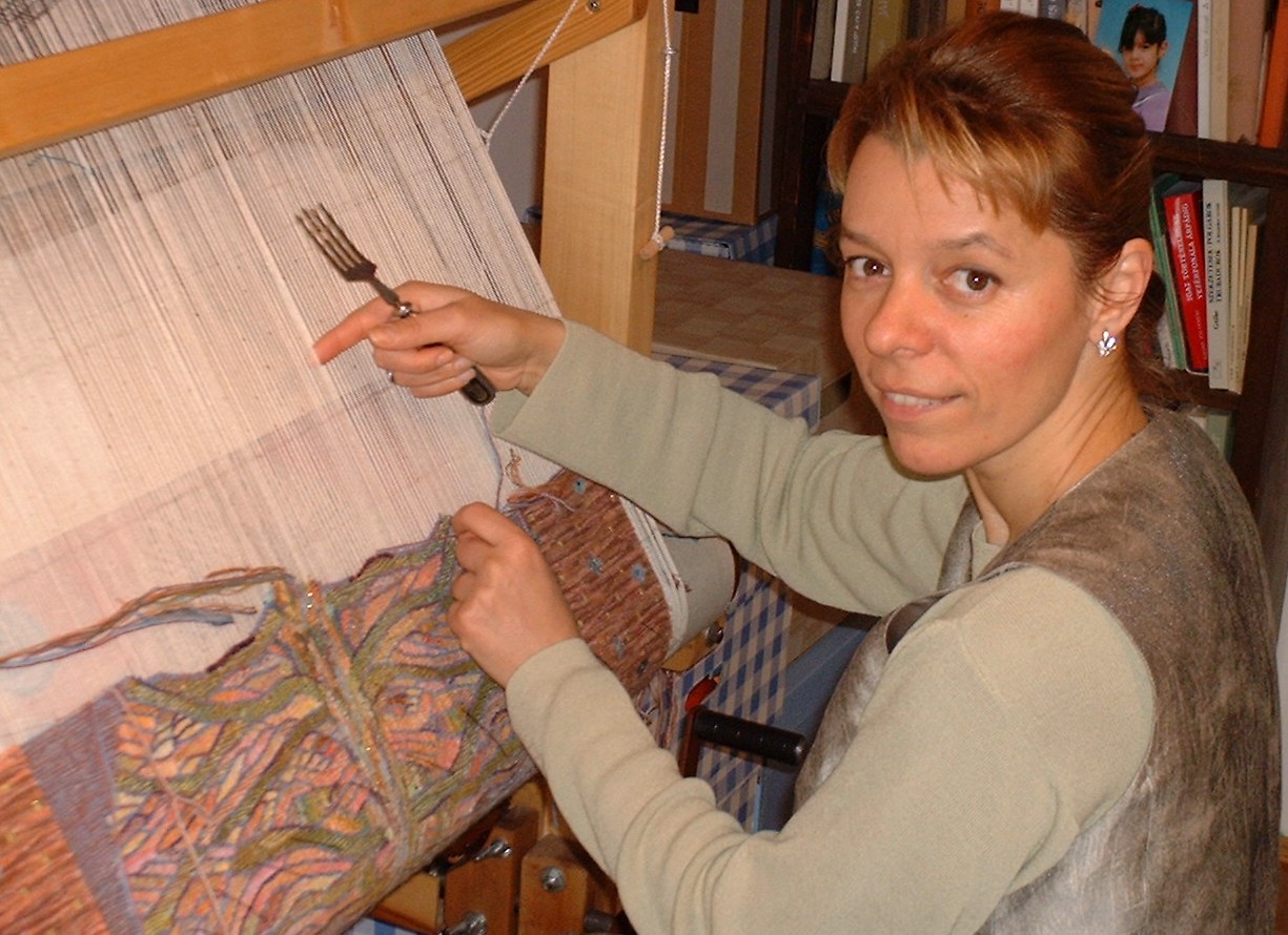 Szövés közben