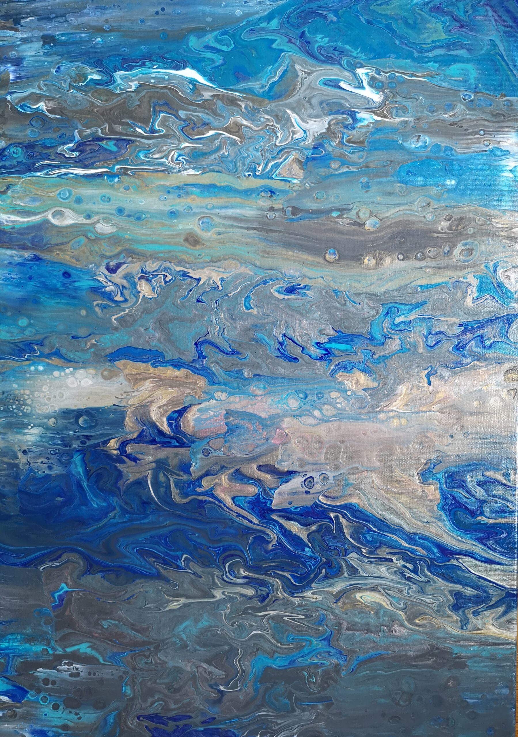 Folyódelta - Fluid art