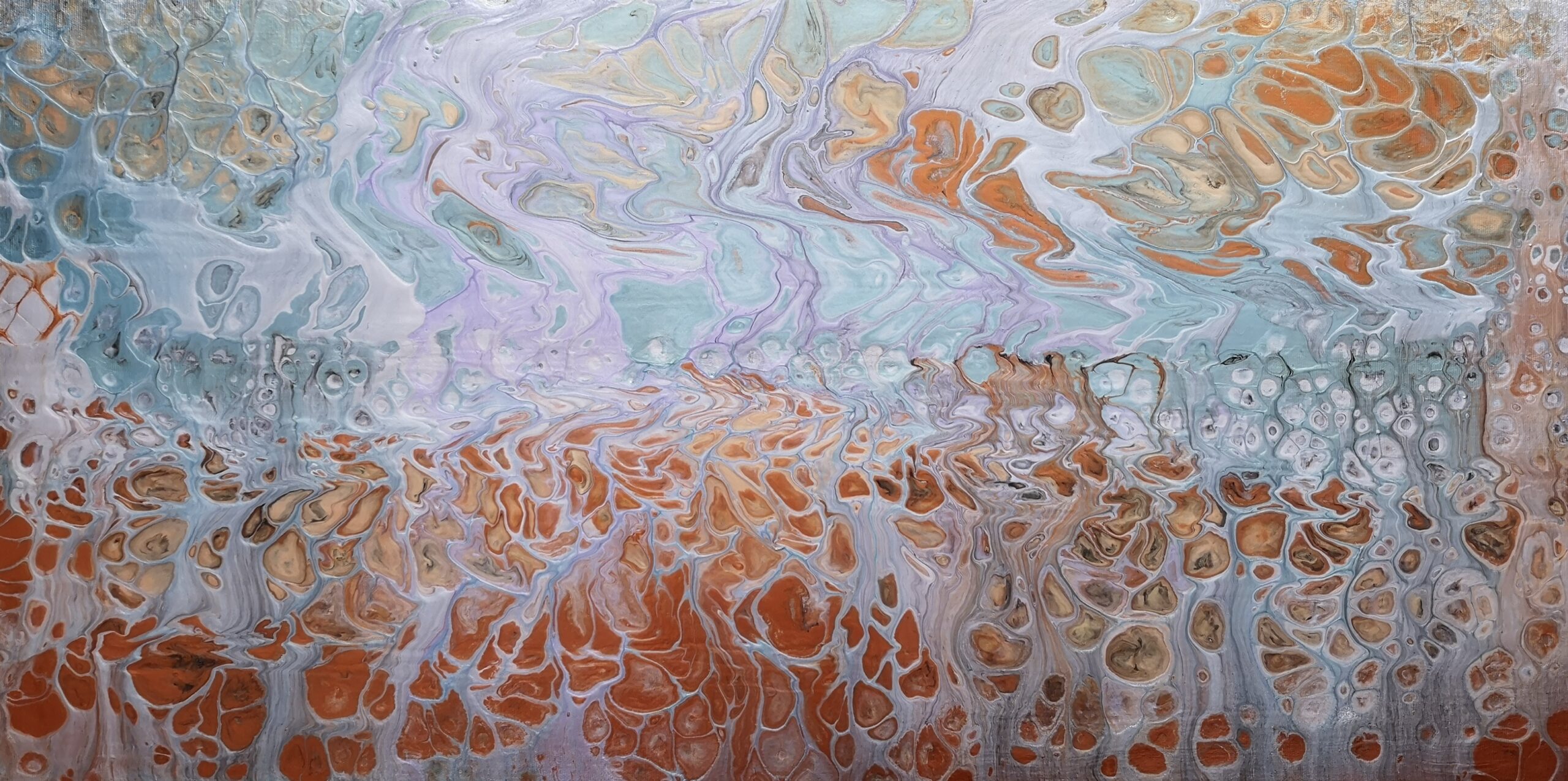 Homokra Futó Hullám - Fluid art
