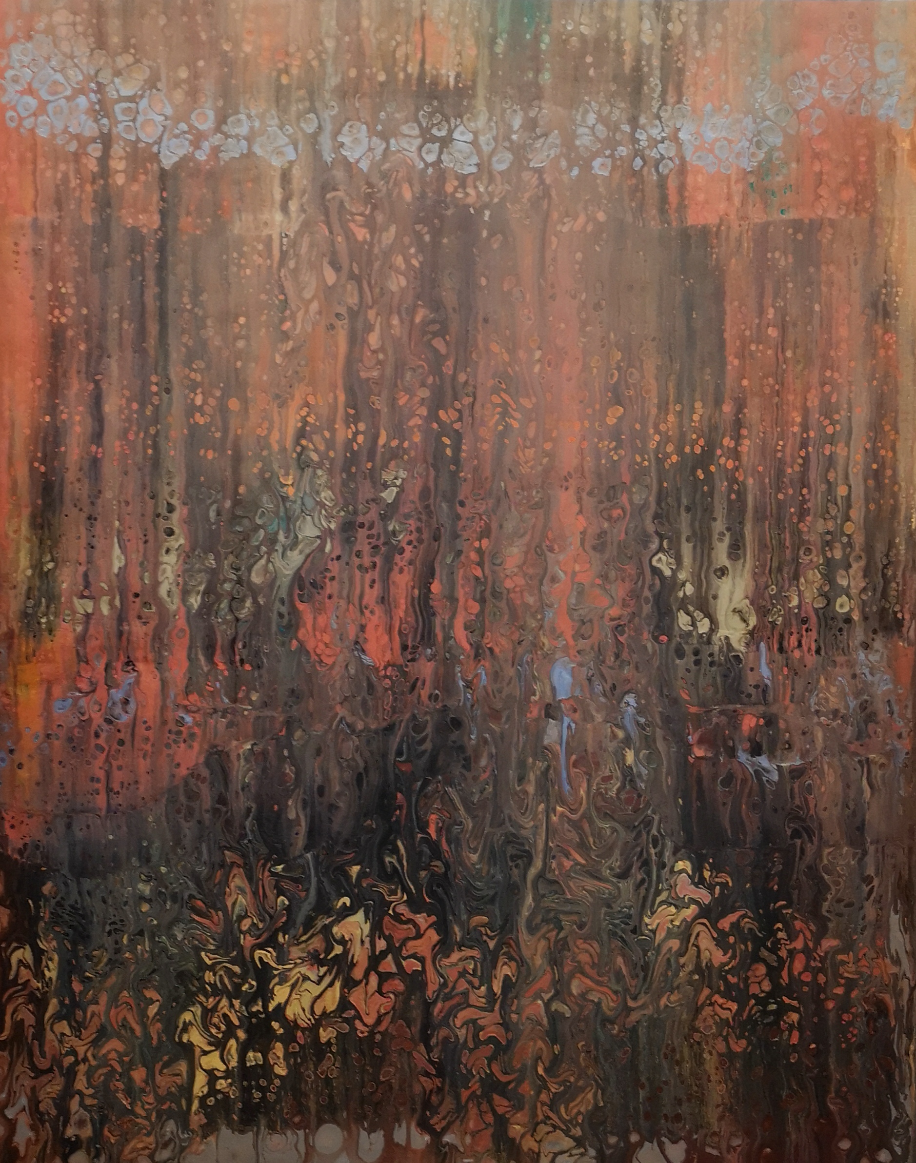Kandallótűz - Fluid art